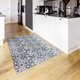 Modern - Strapazierfähiger Küchenläufer und -teppich im Fliesen-Design – Farbe GRAU – Ansicht 8 Modern - Strapazierfähiger Küchenläufer und -teppich im Fliesen-Design, in Größe 110 (Küchenläufer, 50 x 150 cm) bis 164 (Küchenteppich, 120 x 170 cm), in Farbe GRAU – Farbe GRAU – Ansicht 8