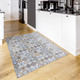Modern - Strapazierfähiger Küchenläufer und -teppich im Fliesen-Design – Farbe BLAU-GRAU – Ansicht 8 Modern - Strapazierfähiger Küchenläufer und -teppich im Fliesen-Design, in Größe 110 (Küchenläufer, 50 x 150 cm) bis 164 (Küchenteppich, 120 x 170 cm), in Farbe GRAU – Farbe BLAU-GRAU – Ansicht 8