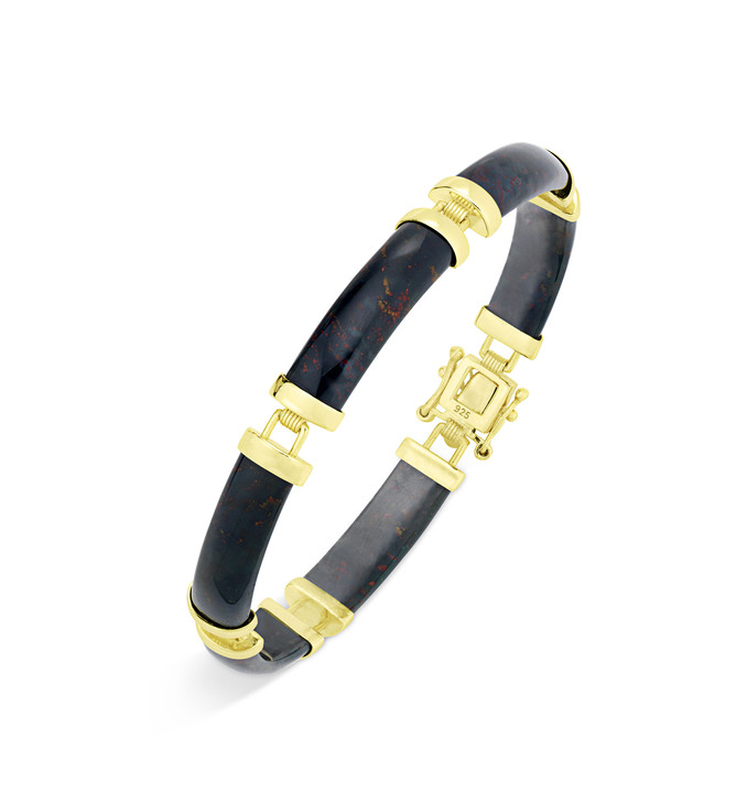 - Armband mit echt Blutstein, in Farbe  Ansicht 2