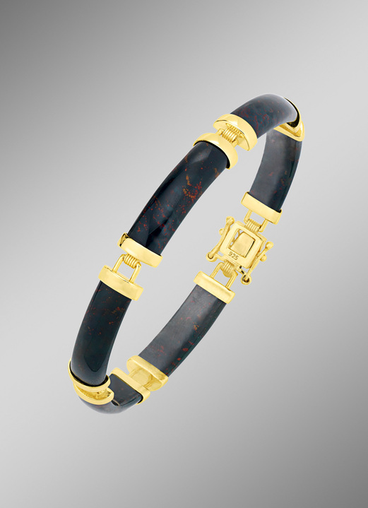 Armbänder - Armband mit echt Blutstein, in Farbe  Ansicht 1