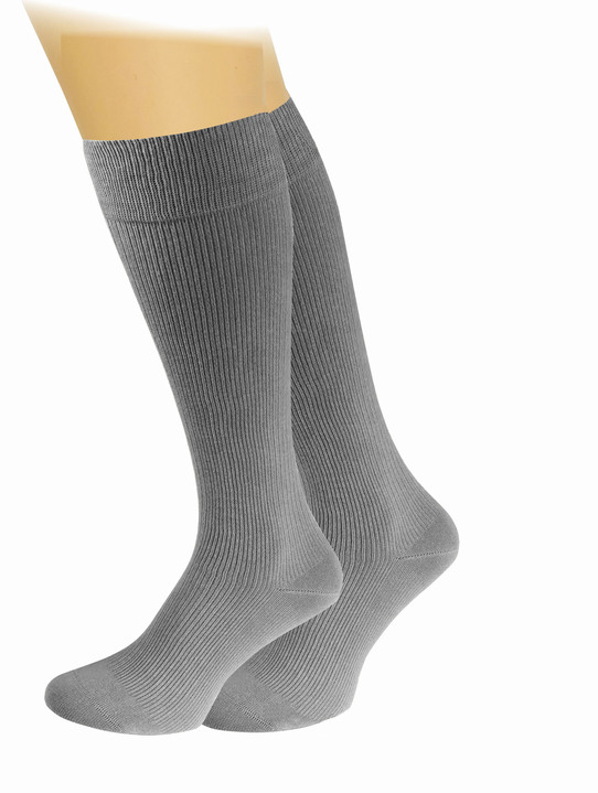 Gesundheitsstrümpfe - Dreierpack Vital-Stützkniestrümpfe Ansicht 4 Gesundheitsstrümpfe - Dreierpack Vital-Stützkniestrümpfe, in Größe 001 bis 004, in Farbe BEIGE, in Ausführung mit Baumwolle Ansicht 4