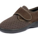 Slipper & Schnürschuhe - Aerosoft® Flex Stretch-Klettslipper von Jürgen Hirsch® – Farbe BRAUN – Ansicht 1 Slipper & Schnürschuhe - Aerosoft® Flex Stretch-Klettslipper von Jürgen Hirsch®, in Größe 036 bis 046, in Farbe SCHWARZ – Farbe BRAUN – Ansicht 1