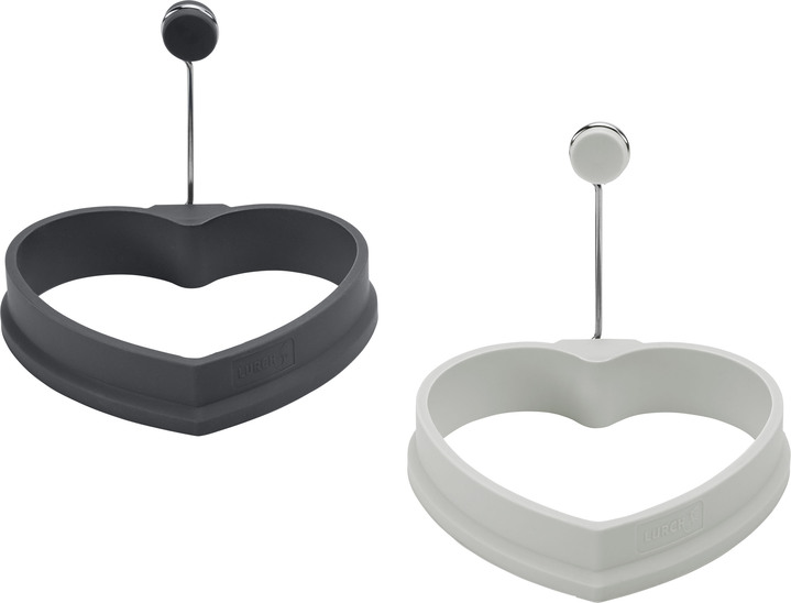 Haushaltshelfer - Hitzebeständiges Eiformer-Set aus Silikon, 2-teilig Ansicht 6 Haushaltshelfer - Hitzebeständiges Eiformer-Set aus Silikon, 2-teilig, in Farbe GRAU, in Ausführung Eiformer Quadrat Ansicht 6
