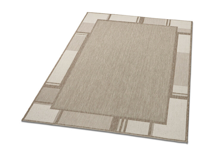 Modern - Pflegeleichte Teppiche für den Innen- und Außenbereich , in Größe 111 (Brücke, 60x110 cm) bis 282 (Teppich, 200x290 cm), in Farbe TAUPE Ansicht 2