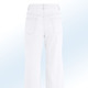 Hosen mit Knopf- und Reißverschluss - Jeans-Culotte in 5-Pocket-Form, in Größe 017 bis 050, in Farbe JEANSBLAU – Farbe WEISS – Ansicht 2