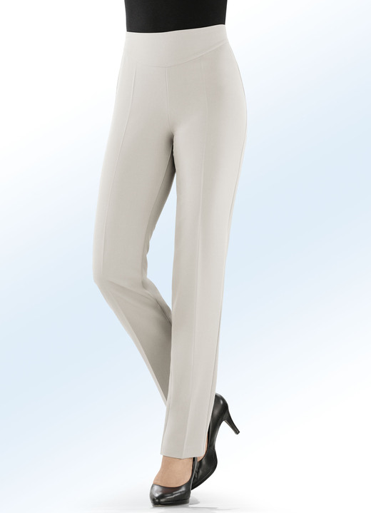 Hosen - Hose in eleganter Schnittführung, in Größe 018 bis 235, in Farbe TAUPE Ansicht 6