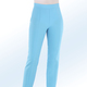 Hosen - Hose mit angesagten Beinschlitzen – Farbe TÜRKIS – Ansicht 3 Hosen - Hose mit angesagten Beinschlitzen, in Größe 018 bis 235, in Farbe TÜRKIS – Farbe TÜRKIS – Ansicht 3