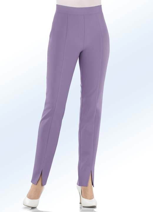 Hosen - Hose mit angesagten Beinschlitzen Ansicht 9 Hosen - Hose mit angesagten Beinschlitzen, in Größe 018 bis 235, in Farbe TÜRKIS Ansicht 9