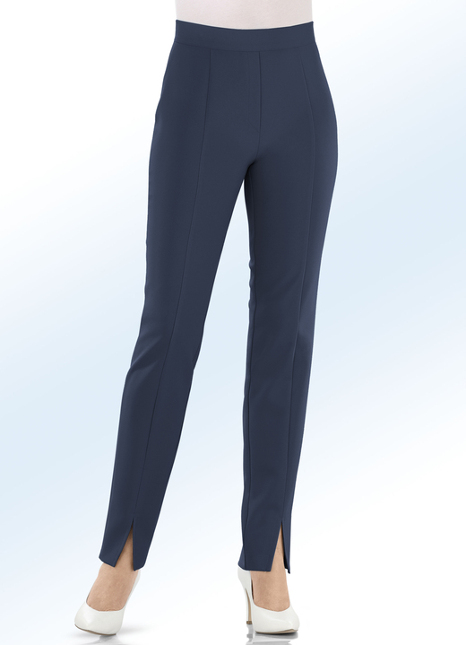 Hosen - Hose mit angesagten Beinschlitzen Ansicht 12 Hosen - Hose mit angesagten Beinschlitzen, in Größe 018 bis 235, in Farbe TÜRKIS Ansicht 12