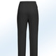 Hosen - Hose mit angesagten Beinschlitzen – Farbe SCHWARZ – Ansicht 2 Hosen - Hose mit angesagten Beinschlitzen, in Größe 018 bis 235, in Farbe TÜRKIS – Farbe SCHWARZ – Ansicht 2
