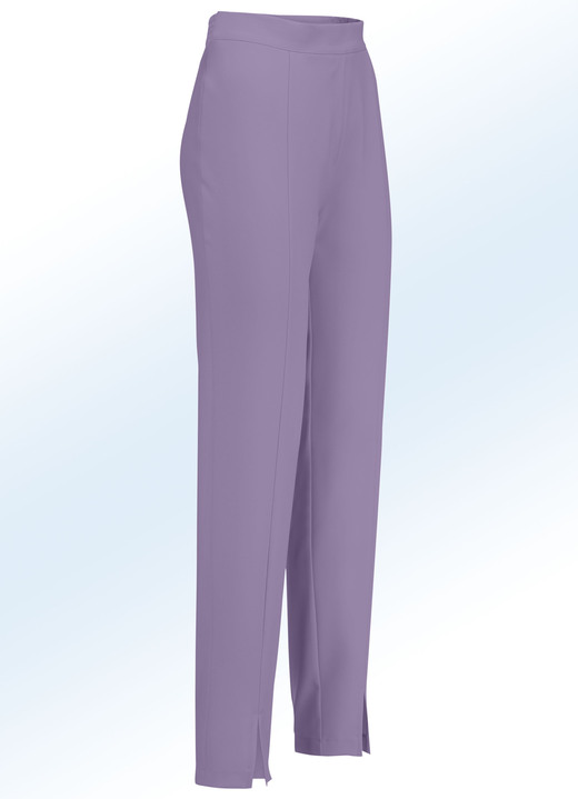 Hosen - Hose mit angesagten Beinschlitzen Ansicht 7 Hosen - Hose mit angesagten Beinschlitzen, in Größe 018 bis 235, in Farbe TÜRKIS Ansicht 7