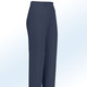 Hosen - Hose mit angesagten Beinschlitzen – Farbe MARINE – Ansicht 1 Hosen - Hose mit angesagten Beinschlitzen, in Größe 018 bis 235, in Farbe TÜRKIS – Farbe MARINE – Ansicht 1