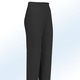 Hosen - Hose mit angesagten Beinschlitzen – Farbe SCHWARZ – Ansicht 1 Hosen - Hose mit angesagten Beinschlitzen, in Größe 018 bis 235, in Farbe TÜRKIS – Farbe SCHWARZ – Ansicht 1