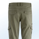 Hosen - Hose mit Cargotaschen in 3 Farben – Farbe OLIV – Ansicht 3 Hosen - Hose mit Cargotaschen in 3 Farben, in Größe 024 bis 060, in Farbe OLIV – Farbe OLIV – Ansicht 3