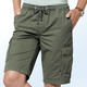 Shorts & Bermudas - Bermudas mit Cargotaschen in 3 Farben, in Größe 024 bis 060, in Farbe MARINE