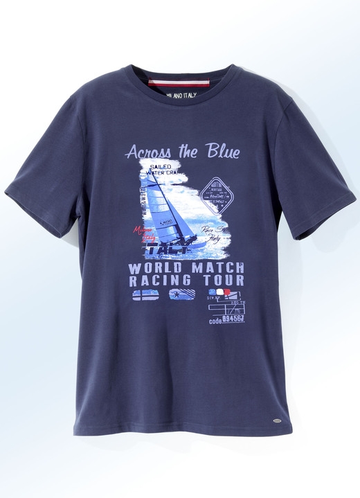 Shirts - Shirt von „Milano Italy“ in 4 Farben Shirts - Shirt von „Milano Italy“ in 4 Farben, in Größe 3XL (64/66) bis XXL (60/62), in Farbe MARINE