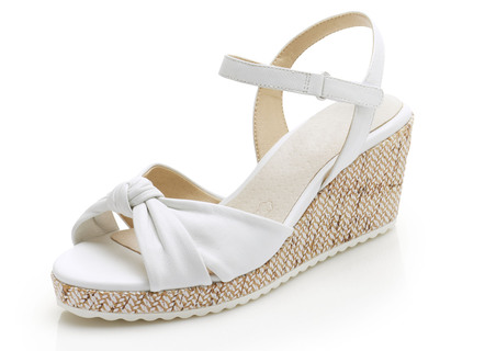 ELENA EDEN, schicke Damen-Sandaletten, Weite G, aus Leder