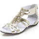 Sandaletten & Pantoletten - Andrea Conti, modische Damen-Sandalen, aus Leder – Farbe GOLD – Ansicht 1 Sandaletten & Pantoletten - Andrea Conti, modische Damen-Sandalen, aus Leder, in Größe 036 bis 041, in Farbe SILBER – Farbe GOLD – Ansicht 1