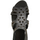 Sandaletten & Pantoletten - Andrea Conti, modische Damen-Sandalen, aus Leder – Farbe SCHWARZ – Ansicht 2 Sandaletten & Pantoletten - Andrea Conti, modische Damen-Sandalen, aus Leder, in Größe 036 bis 041, in Farbe SILBER – Farbe SCHWARZ – Ansicht 2