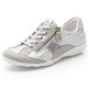 Slipper & Schnürschuhe - Remonte Sneaker mit bedruckten Besätzen – Farbe HELLGRAU-WEISS – Ansicht 1 Slipper & Schnürschuhe - Remonte Sneaker mit bedruckten Besätzen, in Größe 036 bis 043, in Farbe HELLBLAU-SILBER – Farbe HELLGRAU-WEISS – Ansicht 1