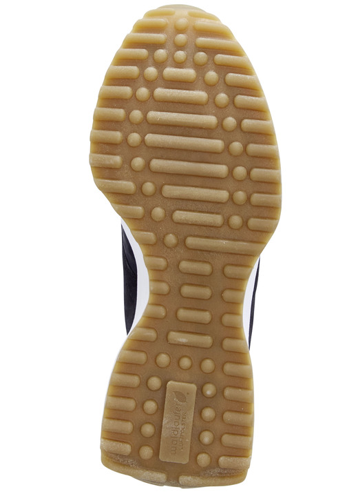 Weite H - Waldläufer Sneaker mit frecher Glitzer-Applikation, in Größe 3 1/2 bis 8, in Farbe DUNKELBLAU Ansicht 3