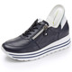 Slipper & Schnürschuhe - Waldläufer, bequeme Damen-Sneaker, Weite H, mit herausnehmbarem Fußbett – Farbe MARINE – Ansicht 2 Slipper & Schnürschuhe - Waldläufer, bequeme Damen-Sneaker, Weite H, mit herausnehmbarem Fußbett, in Größe 3 1/2 bis 8, in Farbe WEISS – Farbe MARINE – Ansicht 2