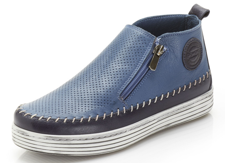 - Gemini Bootie mit Zierperforation, in Größe 036 bis 042, in Farbe JEANS Ansicht 1