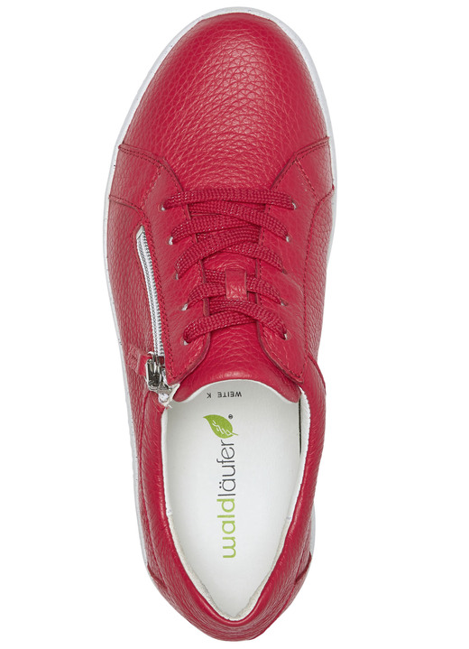 Slipper & Schnürschuhe - Waldläufer, bequeme Damen-Schnürschuhe, Weite K, mit herausnehmbarem Fußbett, in Größe 3 1/2 bis 8, in Farbe ROT Ansicht 2