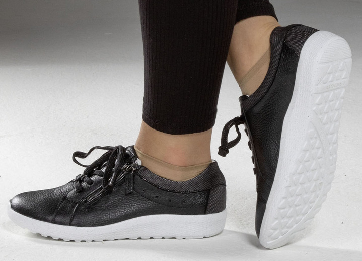 Slipper & Schnürschuhe - Waldläufer, bequeme Damen-Schnürschuhe, Weite K, mit herausnehmbarem Fußbett, in Größe 3 1/2 bis 8, in Farbe ROT Ansicht 9