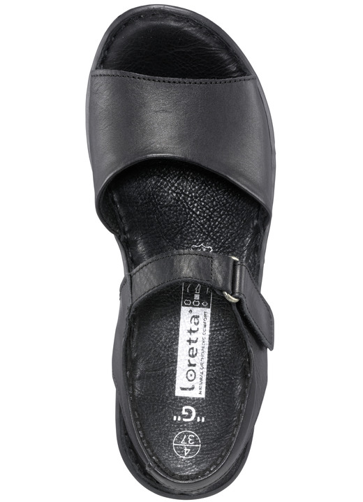 Sandaletten & Pantoletten - ELENA EDEN, modische Damen-Sandalen, Weite G, mit Klettverschluss, in Größe 035 bis 042, in Farbe WEISS Ansicht 9