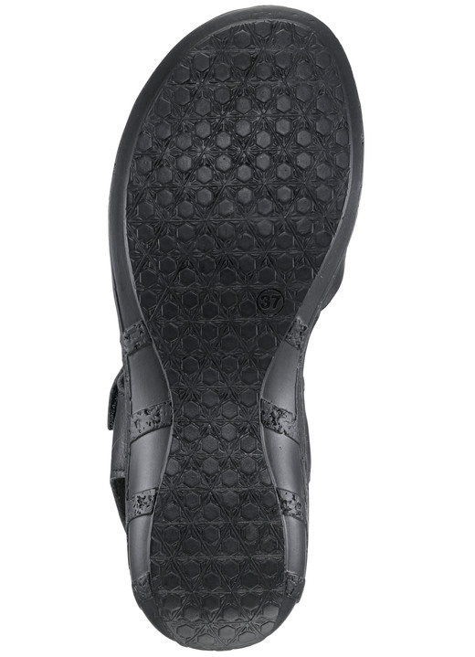 Sandaletten & Pantoletten - ELENA EDEN, modische Damen-Sandalen, Weite G, mit Klettverschluss, in Größe 035 bis 042, in Farbe COGNAC Ansicht 10