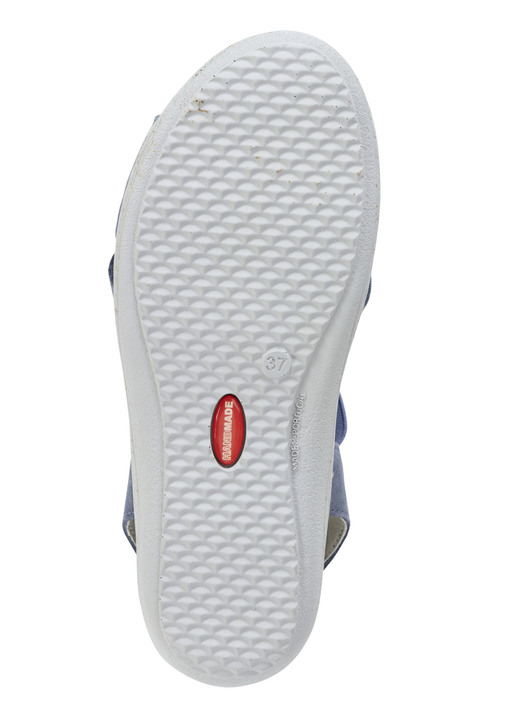 - ELENA EDEN Sandale in luftiger Ausführung, in Größe 036 bis 042, in Farbe JEANS Ansicht 3