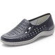 Slipper & Schnürschuhe - Waldläufer Slipper mit Leder-Massagefußbett – Farbe DUNKELBLAU – Ansicht 1 Slipper & Schnürschuhe - Waldläufer Slipper mit Leder-Massagefußbett, in Größe 3 1/2 bis 8, in Farbe DUNKELBLAU – Farbe DUNKELBLAU – Ansicht 1