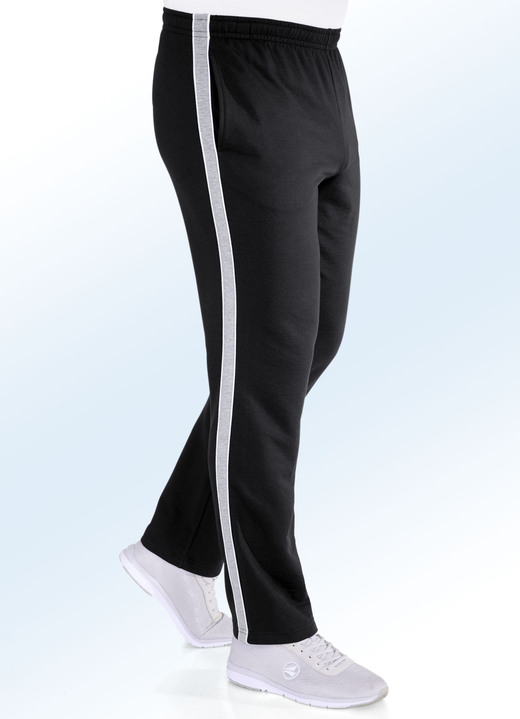 Freizeithosen - Freizeithose in 3 Farben, in Größe 024 bis 062, in Farbe SCHWARZ Ansicht 1