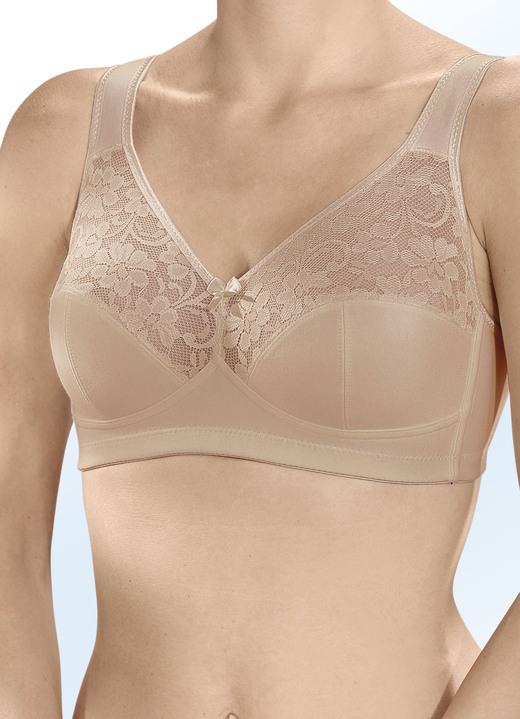 BH mit Spitze - Zweierpack Susa BH mit Baumwolle Ansicht 4 BH mit Spitze - Zweierpack Susa BH mit Baumwolle, in Größe 075 bis 105, in Cup D, in Farbe 1X WEISS, 1X SCHWARZ Ansicht 4