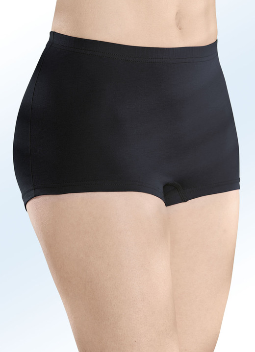 Slips - Vierpack Pants sportiv, in Größe 036 bis 050, in Farbe 2X SCHWARZ, 2X WEISS Ansicht 2