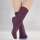 Strümpfe & Strumpfhosen - Fünferpack Socken mit  druckfreiem Bund, in Größe 1 (Schuhgr. 35-38) bis 2 (Schuhgr. 39-42), in Farbe 5X WEISS – Farbe 3X BORDEAUX, 2X GRAU MELIERT – Ansicht 1