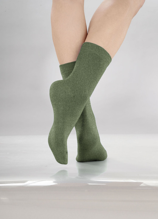 Strümpfe & Strumpfhosen - Fünferpack Socken mit  druckfreiem Bund, in Größe 1 (Schuhgr. 35-38) bis 2 (Schuhgr. 39-42), in Farbe 5X WEISS Ansicht 7