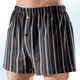 Pants & Boxershorts - Viererpack Boxershorts mit Streifendessin, in Größe 005 bis 016, in Farbe 2X SCHWARZ-BEIGE-MARINE, 2X MARINE-BEIGE-SCHWARZ – Farbe 2X SCHWARZ-BEIGE-MARINE, 2X MARINE-BEIGE-SCHWARZ – Ansicht 1