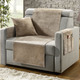 Sessel- & Sofaüberwürfe - Wohnaccessoires mit Anti-Rutsch-Beschichtung, in Größe 100 (Sesselauflage, 50x 90 cm) bis 910 (Kissenbezug, 50x 50 cm), in Farbe CAMEL