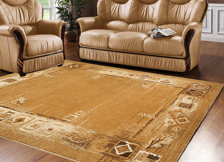 Teppiche - Brücken und Teppiche für Fußbodenheizung geeignet, in Größe 111 (Brücke, 60x110 cm) bis 300 (Teppich, 400x500 cm), in Farbe BEIGE Ansicht 1
