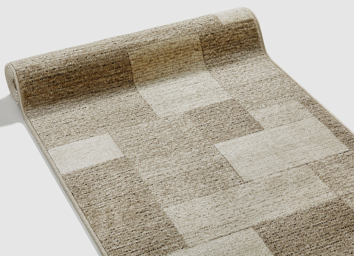 Teppiche - Ansprechende Läufer in Wunschlänge, in Größe 102 (Läufer, 67 cm breit) bis 106 (Läufer, 100 cm breit), in Farbe BEIGE Ansicht 1