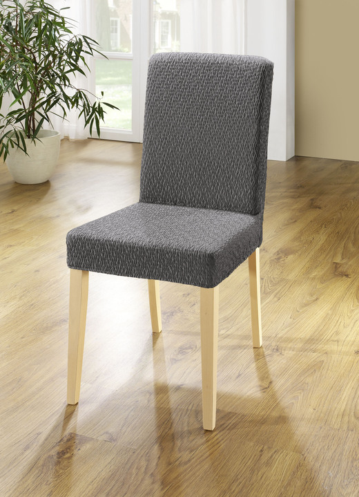 Sessel- & Sofaüberwürfe - Stretchbezüge mit schöner Strukturierung Ansicht 26 Sessel- & Sofaüberwürfe - Stretchbezüge mit schöner Strukturierung, in Größe 101 (Sesselbezug) bis 115 (Stuhlbezüge, 4er-Set), in Farbe GRÜN Ansicht 26