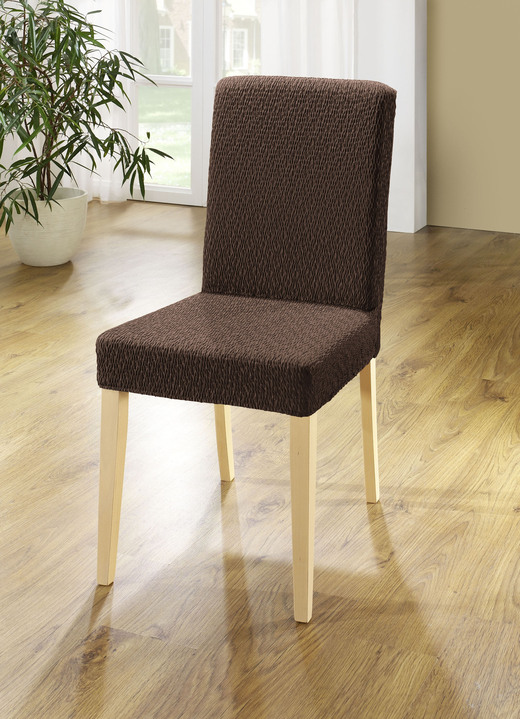 Sessel- & Sofaüberwürfe - Stretchbezüge mit schöner Strukturierung Ansicht 22 Sessel- & Sofaüberwürfe - Stretchbezüge mit schöner Strukturierung, in Größe 101 (Sesselbezug) bis 115 (Stuhlbezüge, 4er-Set), in Farbe GRÜN Ansicht 22