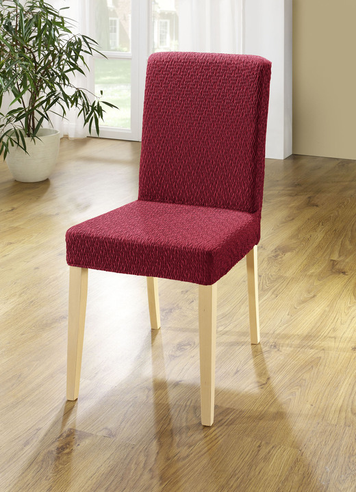 Sessel- & Sofaüberwürfe - Stretchbezüge mit schöner Strukturierung Ansicht 32 Sessel- & Sofaüberwürfe - Stretchbezüge mit schöner Strukturierung, in Größe 101 (Sesselbezug) bis 115 (Stuhlbezüge, 4er-Set), in Farbe GRÜN Ansicht 32