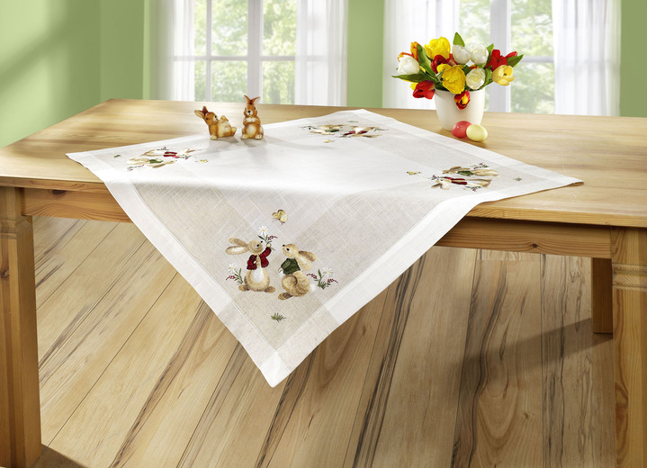 Tischdecken - Tisch- und Raumdekoration, in Größe 102 (Läufer, 40/ 85 cm) bis 404 (Kissenbezug, 40/ 40 cm), in Farbe SEKT-BUNT Ansicht 3