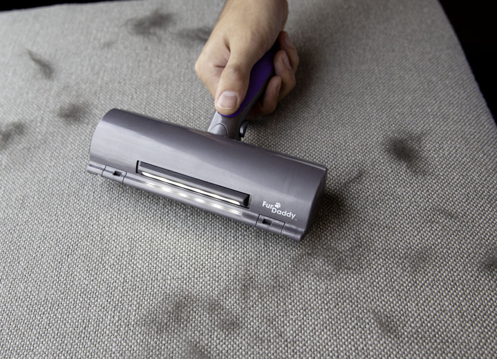 Reinigungshelfer & Reinigungsmittel - Fussel- und Tierhaarrolle Deluxe mit Akku, in Farbe GRAU Ansicht 3