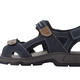 Sandalen & Pantoletten - Rieker, klassische Herren-Trekkingsandalen, aus Leder, in Größe 040 bis 046, in Farbe DUNKELBLAU – Farbe DUNKELBLAU – Ansicht 2