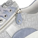 Slipper & Schnürschuhe - Remonte Sneaker mit bedruckten Besätzen, in Größe 036 bis 043, in Farbe HELLBLAU-SILBER – Farbe HELLBLAU-SILBER – Ansicht 3