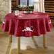 Tischdecken - Zauberhafte Tisch- und Raumdekoration mit Schneemann-Motiven, in Größe 135 (Deckchen, 60/ 60 cm) bis 404 (Kissenbezug, 40/ 40 cm), in Farbe BORDEAUX – Farbe BORDEAUX – Ansicht 1